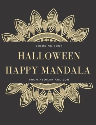 Cover for Join Merfi · Halloween Happy Mandala Coloring Book (Pocketbok) (2020)