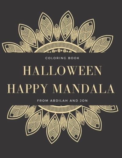 Cover for Join Merfi · Halloween Happy Mandala Coloring Book (Paperback Book) (2020)