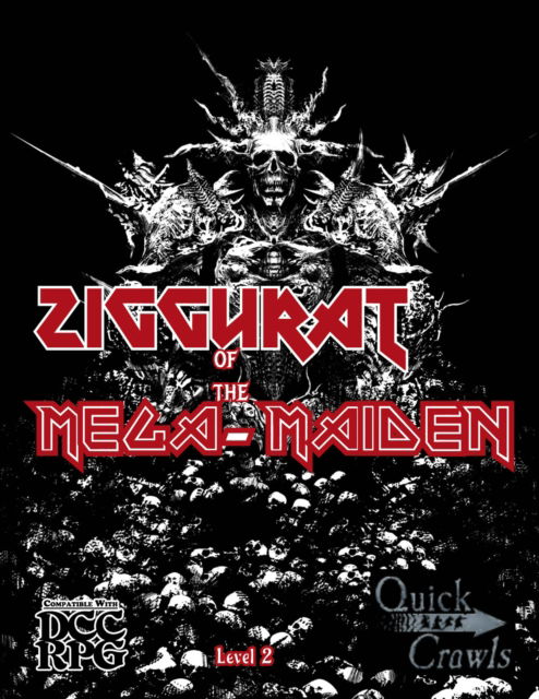 Cover for Christophor Rick · Ziggurat of the Mega-Maiden: A Heavy-metal fueled Combat Fest (Paperback Book) (2024)