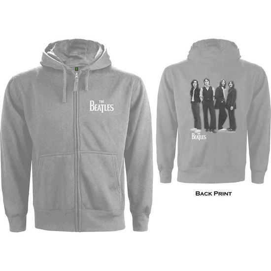 Cover for The Beatles · The Beatles Unisex Zipped Hoodie: White Album (Back Print) (Hoodie)