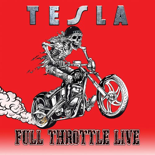 Cover for Tesla · Full Throttle Live (CD) (2023)