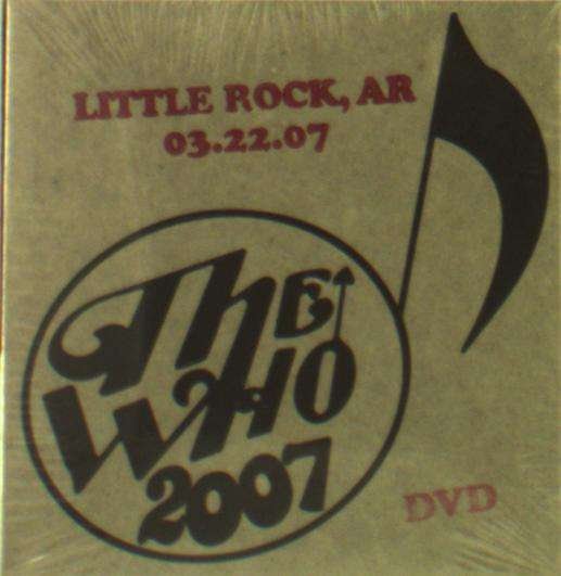 Cover for The Who · Live: 3/22/07 - Little Rock Ar (DVD) (2019)