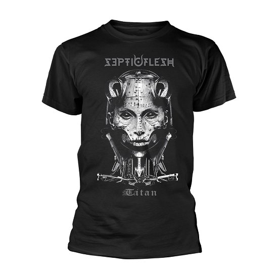 Cover for Septic Flesh · Titan Head (T-shirt) [size XXL] [Black edition] (2019)