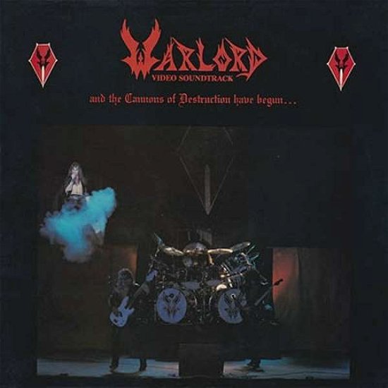 Cover for Warlord · And the Cannons of Destruction Have Begun (Red / White Vinyl) (VINYL) (2021)