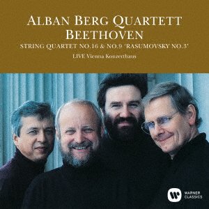 Beethoven: String Quartet No.16; No.9`rasumovsky No.3`(1989 Lve) - Alban Berg - Music - WARNER MUSIC JAPAN CO. - 4943674256303 - June 21, 2017