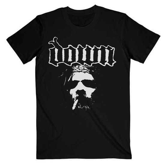 Cover for Down · Down Unisex T-Shirt: Face (Black) (T-shirt) [size S] [Black - Unisex edition] (2019)