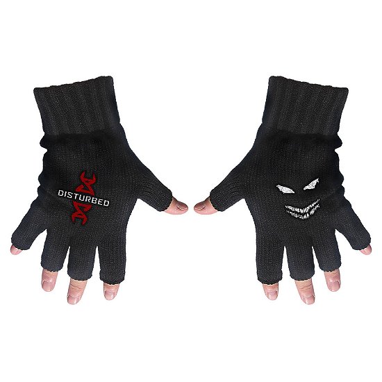Cover for Disturbed · Disturbed Unisex Fingerless Gloves: Reddna (Kläder) [Black - Unisex edition]
