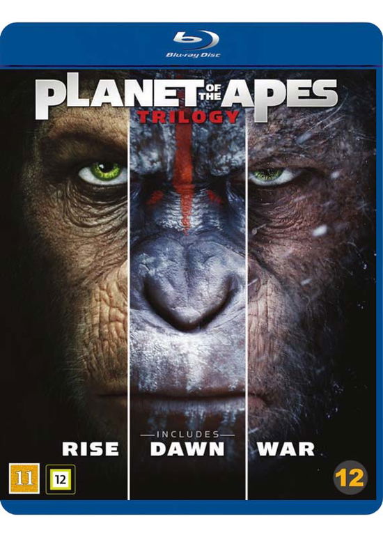 Cover for Planet of the Apes Trilogy (New) (Blu-ray) (2017)