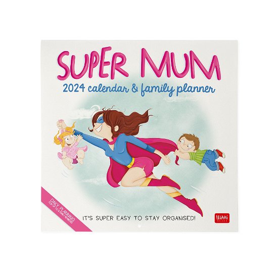 Cover for Legami · Wall Calendars - 2024 Wall Calendar - Super Mum - 30x29 - Planner (Paperback Book) (2023)