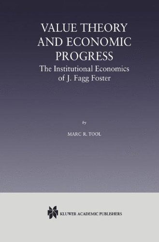 Cover for Marc R. Tool · Value Theory and Economic Progress: The Institutional Economics of J. Fagg Foster: The Institutional Economics of J.Fagg Foster (Hardcover Book) [2000 edition] (2000)