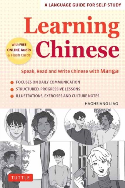 Cover for Haohsiang Liao · Learning Chinese: Speak, Read and Write Chinese with Manga! (Free Online Audio &amp; Printable Flash Cards) (Taschenbuch) (2023)