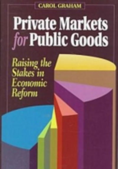 Cover for Carol Graham · Private markets for public goods (Book) (1998)