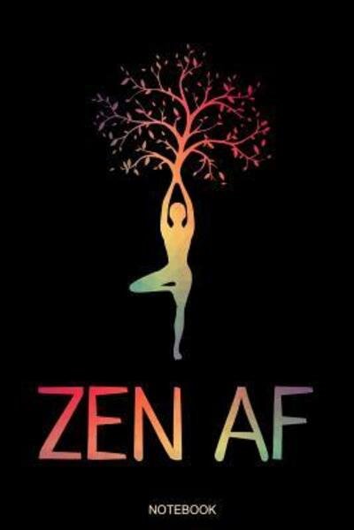 Cover for Yoga Books · Zen AF (Paperback Bog) (2019)