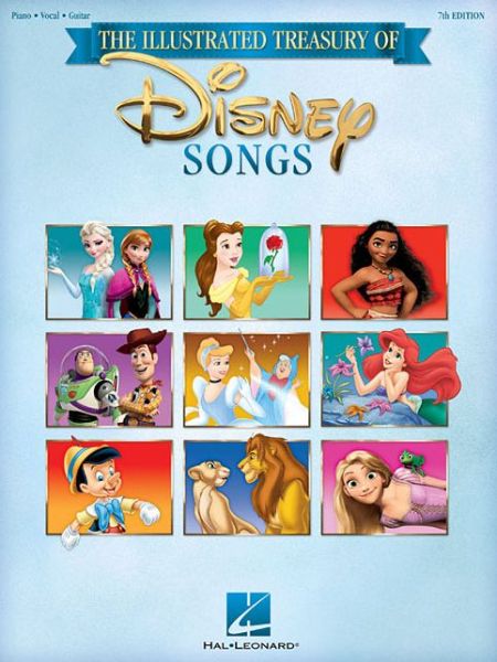 Disney Songs Illustrated Treasury - Hal Leonard - Kirjat - OMNIBUS PRESS SHEET MUSIC - 9781540015303 - maanantai 1. lokakuuta 2018