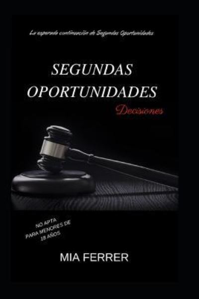 Cover for Mia Ferrer · Segundas Oportunidades (Paperback Book) (2018)