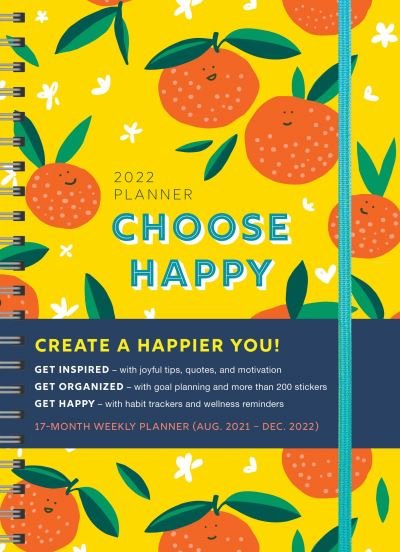 Cover for Sourcebooks · 2022 Choose Happy Planner: August 2021-December 2022 - Inspire Instant Happiness Calendars &amp; Gifts (Kalender) (2021)