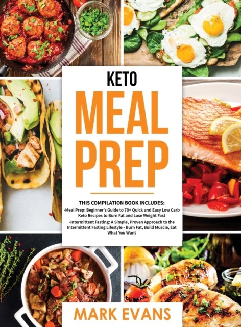 Cover for Mark Evans · Keto Meal Prep (Innbunden bok) (2019)