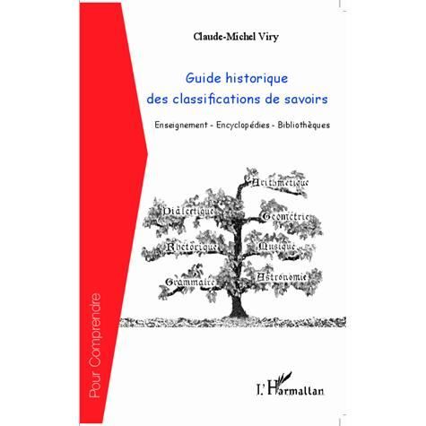 Cover for Claude-Michel Viry · Guide historique des classifications du savoir (Paperback Book) (2020)