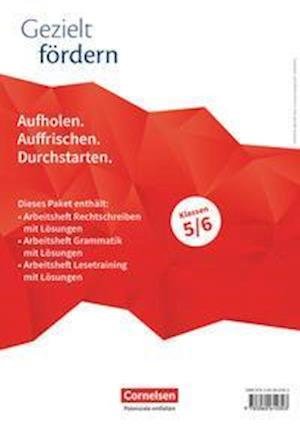 Cover for Cornelsen Verlag GmbH · Gezielt fördern 5./6. Schuljahr. Lern- und Übungshefte Deutsch - Thematische Arbeitshefte (Im Paket) (Paperback Book) (2021)