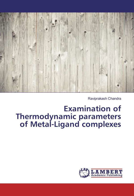 Cover for Chandra · Examination of Thermodynamic pa (Book)