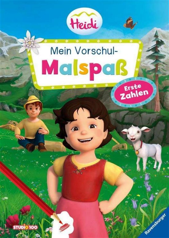 Cover for Heidi · Mein Vorschul-Malspaß Erste Zahl (Bog)