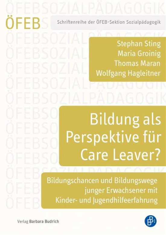 Cover for Sting · Bildung als Perspektive für Care (Book)