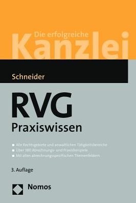Cover for Norbert Schneider · Rvg Praxiswissen (Taschenbuch) (2015)