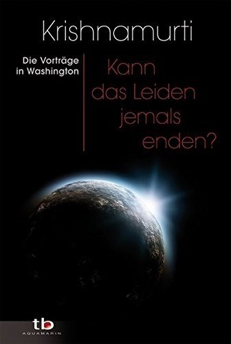 Cover for J. Krishnamurti · Kann das Leiden jemals (Bok)