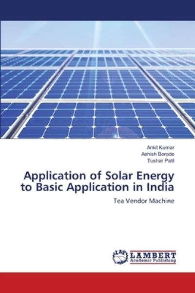 Cover for Kumar · Application of Solar Energy to Ba (N/A) (2021)