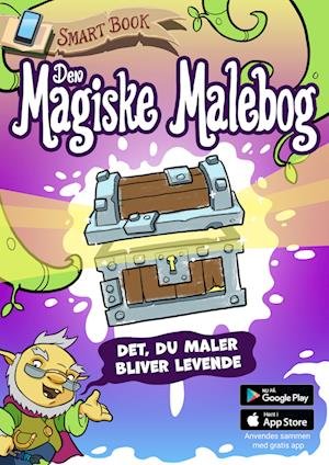 Cover for Brian Bak Jensen og Søren Jønsson · Den Magiske Malebog (Sewn Spine Book) [1º edição] (2023)