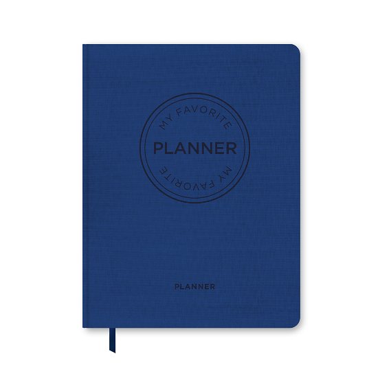 Cover for Forlaget Aronsen · MY FAVORITE PLANNER by ARONSEN: MY FAVORITE PLANNER Udateret Planner / Koboltblå (Hardcover Book) [1e uitgave] (2021)
