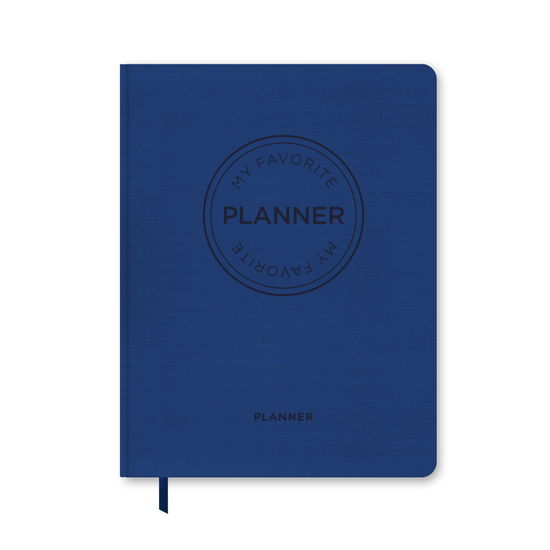 Cover for Forlaget Aronsen · MY FAVORITE PLANNER by ARONSEN: MY FAVORITE PLANNER Udateret Planner / Koboltblå (Hardcover Book) [1th edição] (2021)