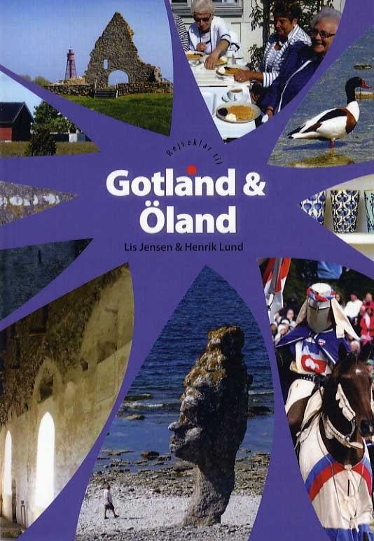 Cover for Lis Jensen og Henrik Lund · Rejseklar til Gotland &amp; Öland (Sewn Spine Book) [1. Painos] (2014)