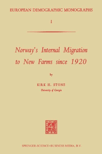 K.H. Stone · Norway's Internal Migration to New Farms since 1920 - European Demographic Monographs (Paperback Book) [First edition] (1971)