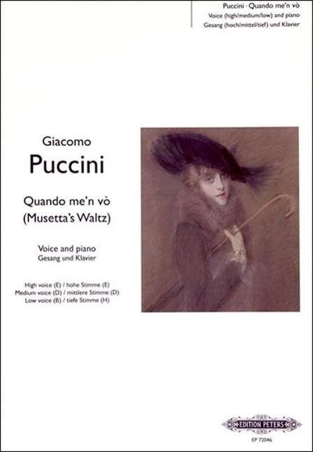 Cover for Puccini · Quando me'n vo,Voc+Kl.EP72046 (Buch) (2022)