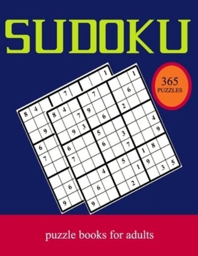 Cover for Elmoukhtar Boudad · Sudoku Puzzle Books for Adults (Paperback Book) (2021)