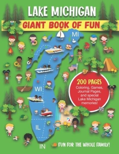 Cover for Bass And Pike Press · Lake Michigan Giant Book of Fun (Taschenbuch) (2020)