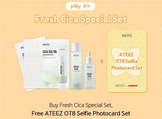 Fresh Cica Special Set - ATEEZ X NACIFIC - Produtos - Nacific - 9951161480303 - 17 de maio de 2024