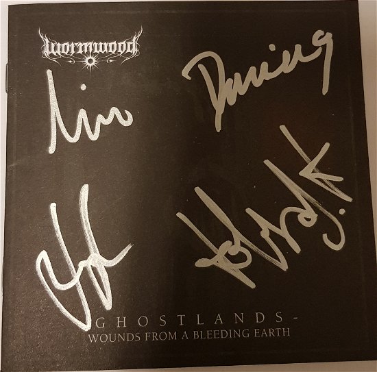 Cover for Wormwood · Ghostlands - Wounds From A Bleeding Earth (Signed) (CD) (2020)