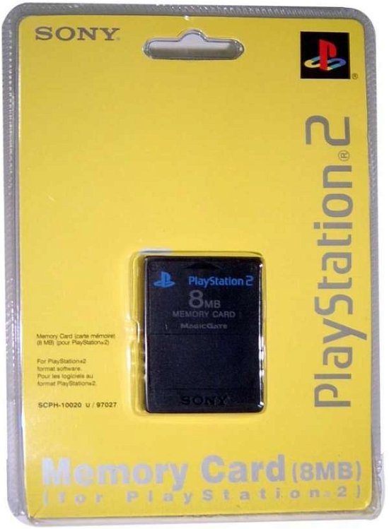 Cover for Sony Computer Entertainment · Memorycard 8mb black (PS2) (2000)