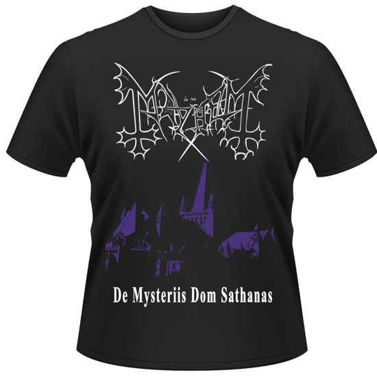 Cover for Mayhem · Mayhem: De Mysteriis Dom Sathanas (T-Shirt Unisex Tg. S) (T-shirt) [size S] [Black edition] (1994)