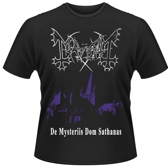 Cover for Mayhem · De Mysteriis Dom Sathanas (T-shirt) [size S] [Black edition] (1994)