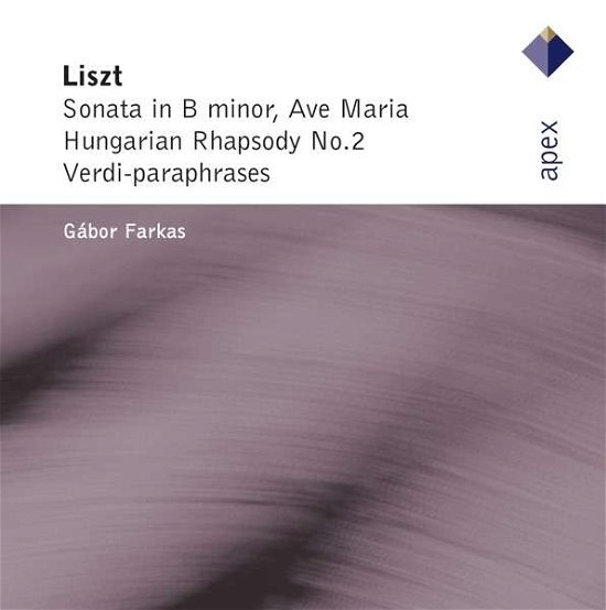 Cover for Liszt / Farkas,gabor · Liszt Piano Works (CD) (2013)