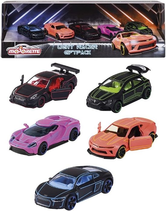 Cover for Majorette · Majorette Light Racers Auto\'s Giftpack 5st. (Toys)