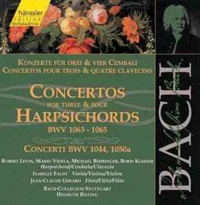 * BACH: Harpsichords BWV1063-64 - Levin / Videla / Behringer / Kleiner - Musik - hänssler CLASSIC - 4010276016304 - 17. april 2000