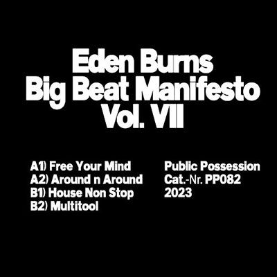 Cover for Eden Burns · Big Beat Manifesto Vol.Vii (LP) (2023)