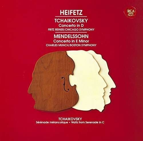 Cover for Jascha Heifetz · Mendelssohn &amp; Tchaikovsky: Violin Concert (CD) (2016)