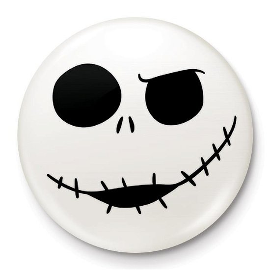 Jack Skull - Button B - Nightmare Before Christmas - Merchandise -  - 5050293755304 - 