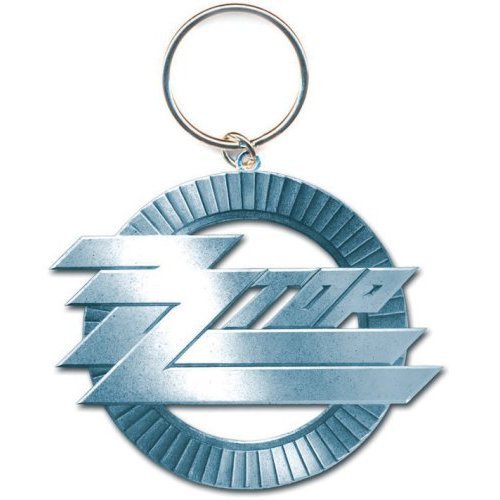 ZZ Top Keychain: Circle Logo (Die-cast Relief) - ZZ Top - Merchandise - Epic Rights - 5055295305304 - 