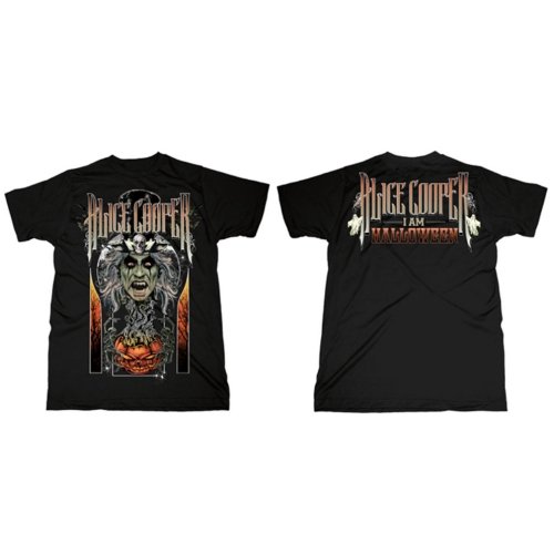 Alice Cooper Unisex T-Shirt: I am Halloween (Back Print) - Alice Cooper - Merchandise - Global - Apparel - 5055295392304 - 